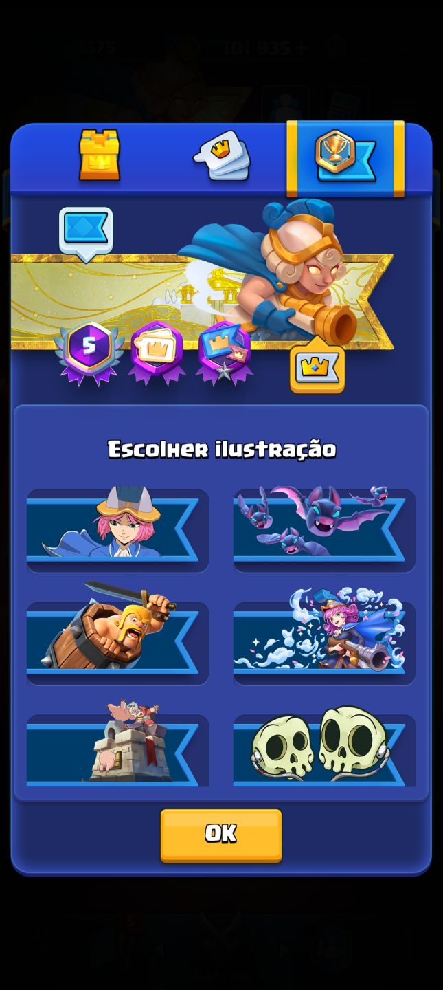 CONTA CLASH ROYALE - INTERMEDIÁRIA Arena Panquecas! Comece na vantagem!