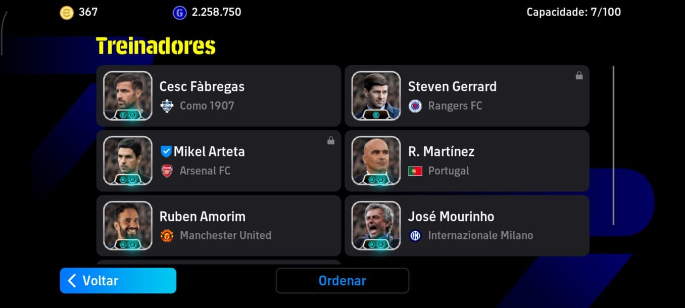 Conta efootbal Full ex top