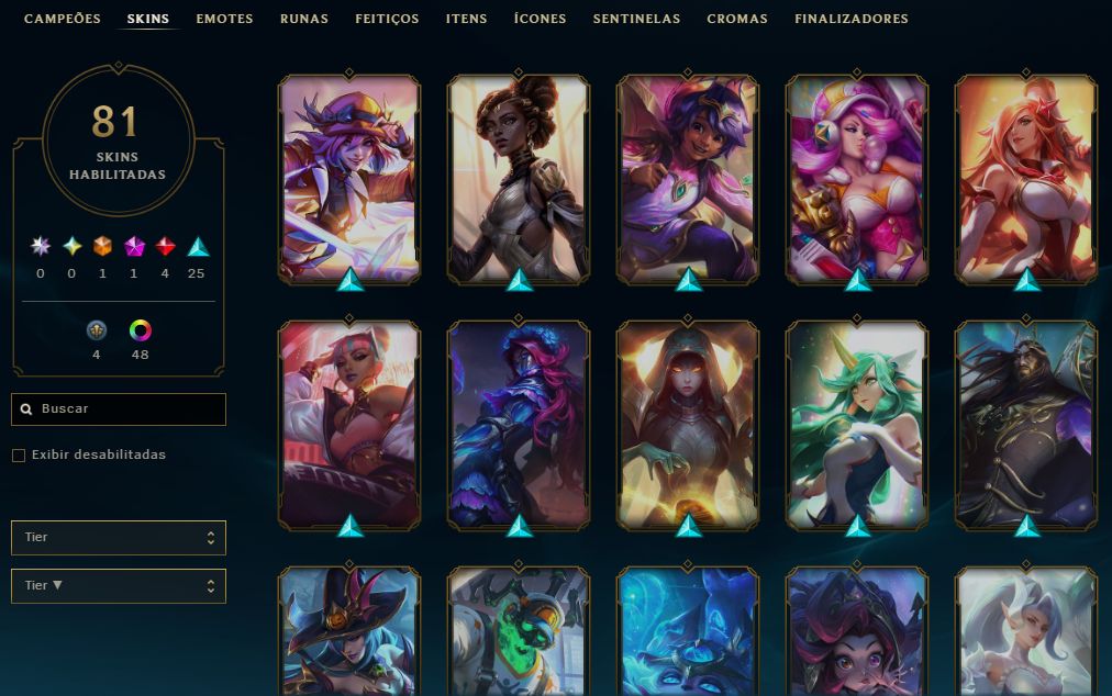 Conta league of legends ESMERALDA IV | VÁRIAS SKINS | LUX ELEMENTALISTA