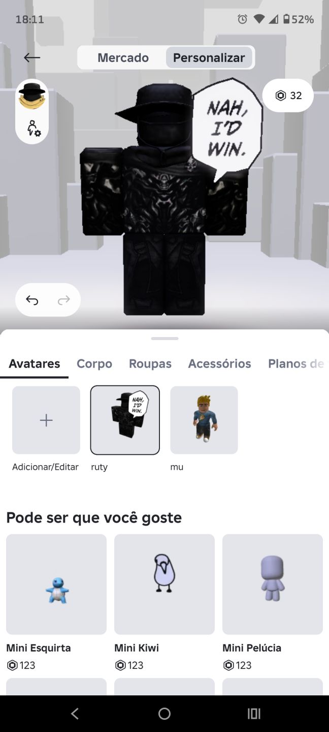 Conta Roblox Top , Skins , Blox Fruits , Grow a Garden 1 e 2 bem focados