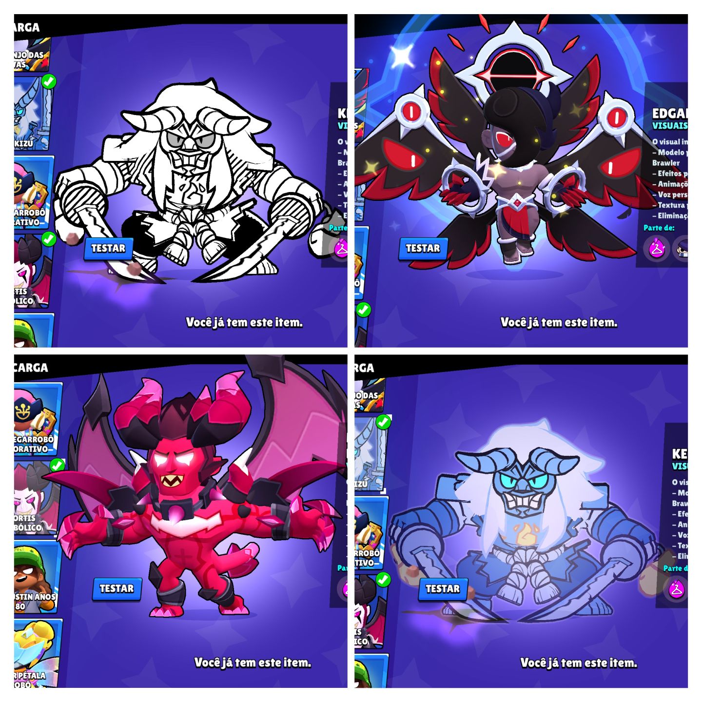 CONTA BRAW 52K | 50 PERSONAGENS NÍVEL 11 / MAIS DE 370 SKINS TOPS / FAMA SOLAR 1