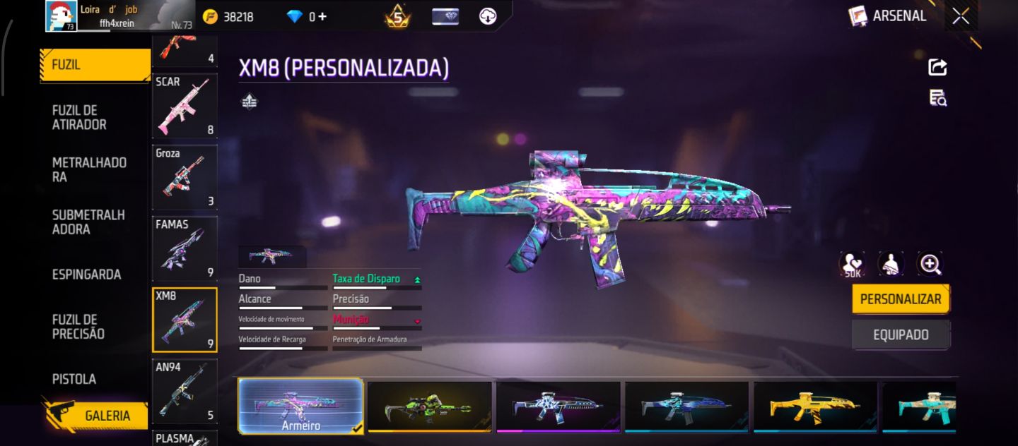 CONTA FULL DE FF (PASSES ANTIGOS)