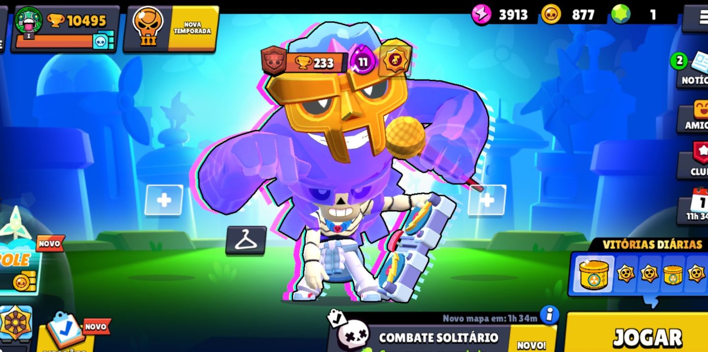 Conta Clash Royale 8 anos + Brawl Stars