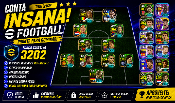 CONTA INSANA DE eFOOTBALL À VENDA