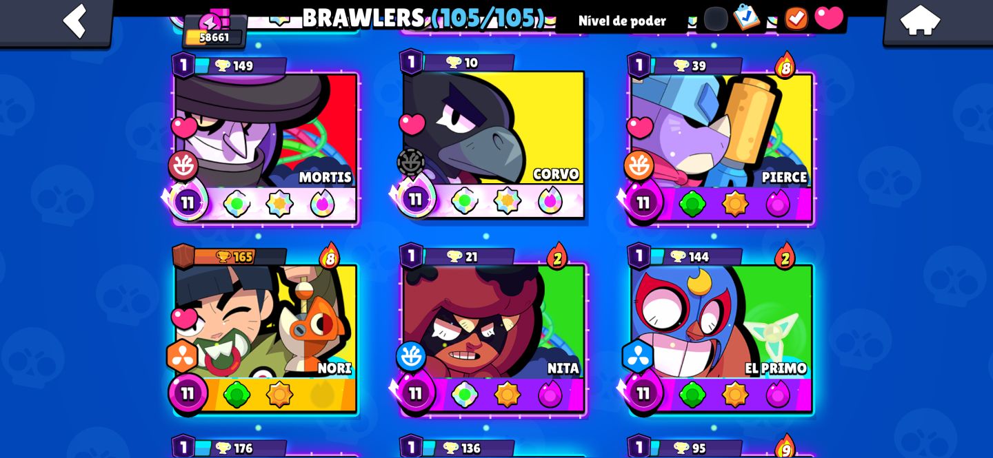 Conta Brawn Stars 2020 58K | Skins RARÍSSIMAS e Coleções Exclusivas