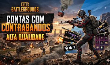 CONTAS PUBG CONTRABANDOS + CAIXA + SKINS MELHOR PREÇO DE MERCADO