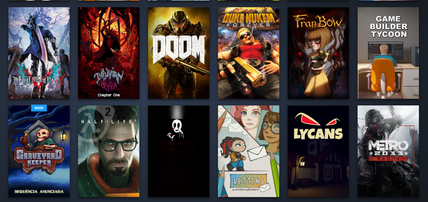 Conta steam com diversos jogos + prime do CS2