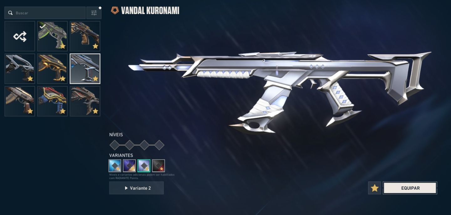 CONTA DE VALORANT COM PACOTE CHAMPIONS 2026, 3 FACAS VCT, E MUITAS OUTRAS SKINS