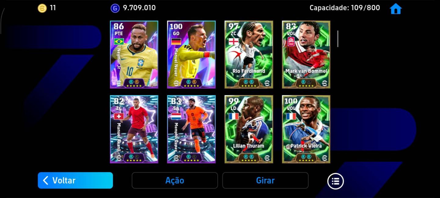 PROMOÇÃO CONTA RARA CRISTIANO BIG TIME +300 POTW RAROS