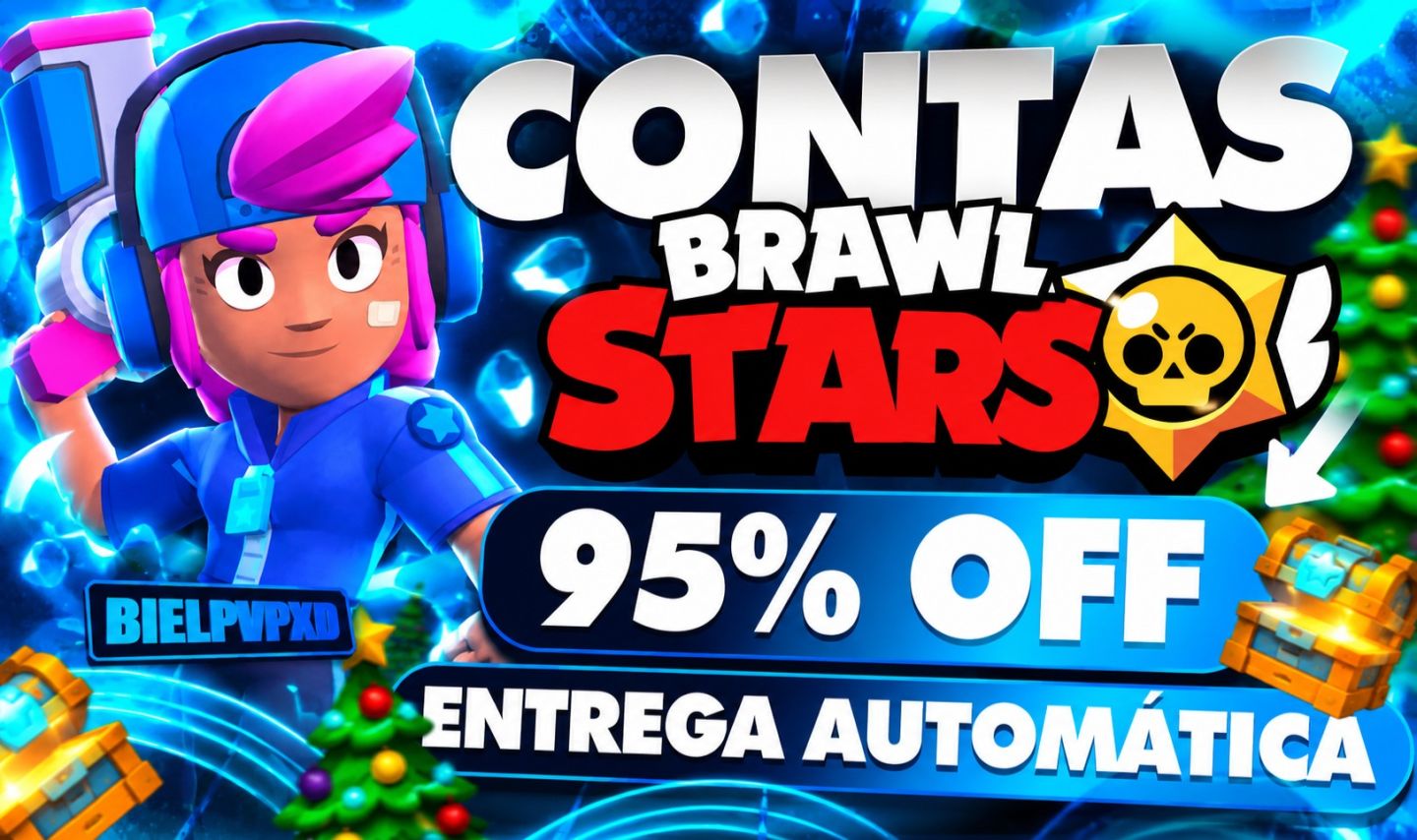 [SKINS RARAS] CONTA PROFISSIONAL BRAWL STARS - CONTAS FULL ACESSO PERMANENTE