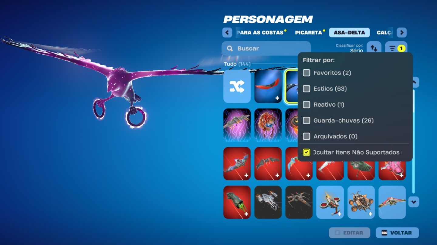 Conta fortnite 115 skins ( Lara Croft , Neymar +)
