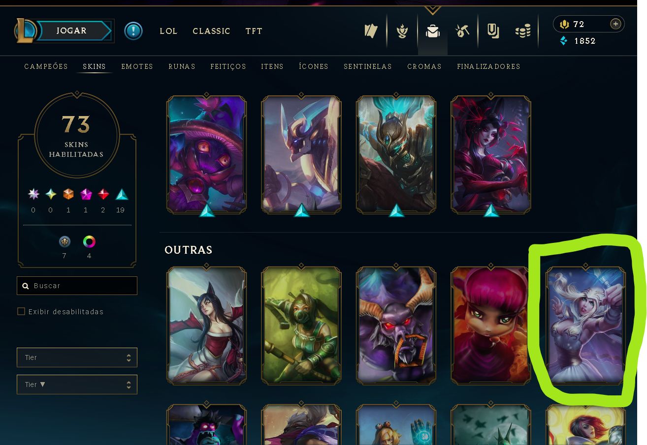 Conta League Of Legends Samira Soul Fighter, Veigar Cripta de Magma,+2 lendarias