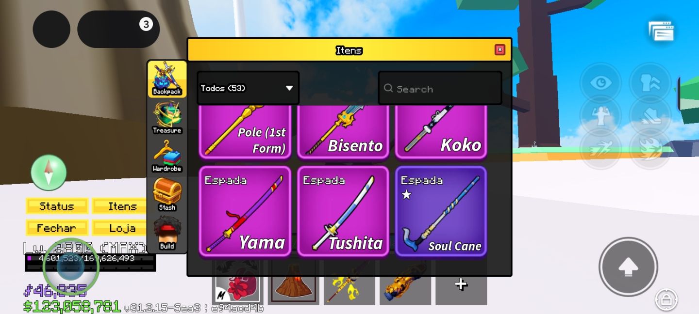 CONTA BLOX FRUITS INSANA PRO PVP! PREÇO A NEGOCIAR. SÓ VEM!