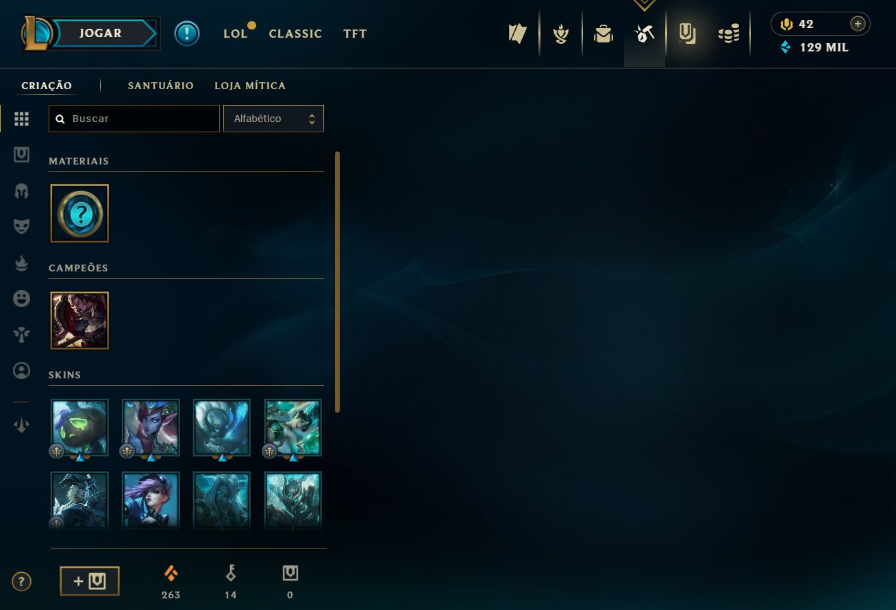 CONTA UNRANKED - 195 SKIN - FULL CHAMP + PREÇO BAIXISSIMO! - 100% SEGURA!