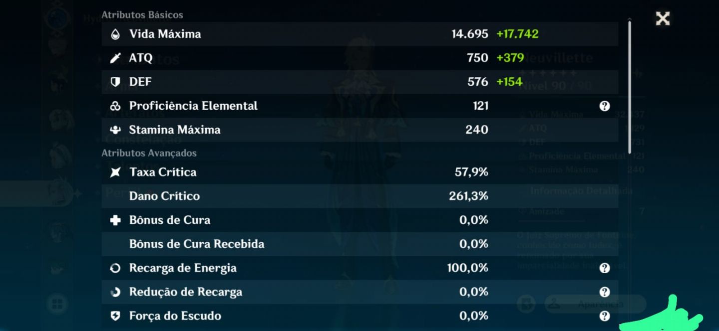 Conta de genshin impact end game 25+ T5 !!