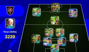 Conta efotball completinha 3220 vem