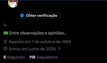 CONTA TWITTER - X - 100 DE SEGUIDORES BRASILEIROS