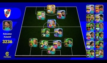 CONTA EFOOTBALL 3236 FC | MESSI 110 | SALAH 106 | CANNAVARO 104 | 19M GP | DIV 1