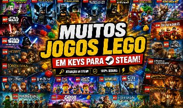 20+ JOGOS LEGO BARATOS! | STEAM KEY PC