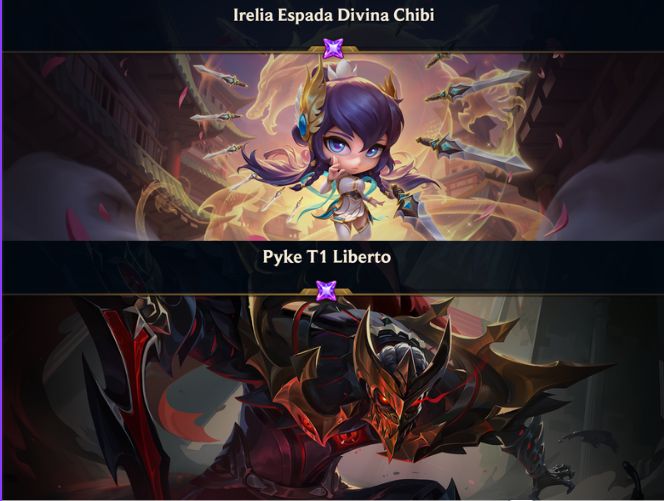 CONTAS TFT ESCOLHA SEU CHIBI