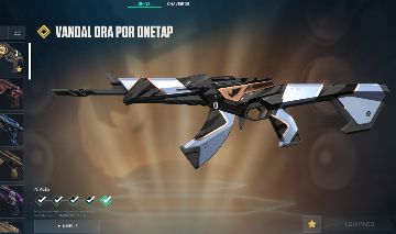 CONTA DE VALORANT COM SKINS - VANDAL, FACA, SPECTRE, GHOST, OURO 2 / DADOS REC
