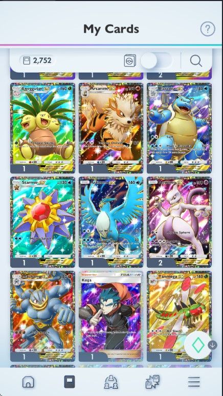 Conta com decks de campeonato