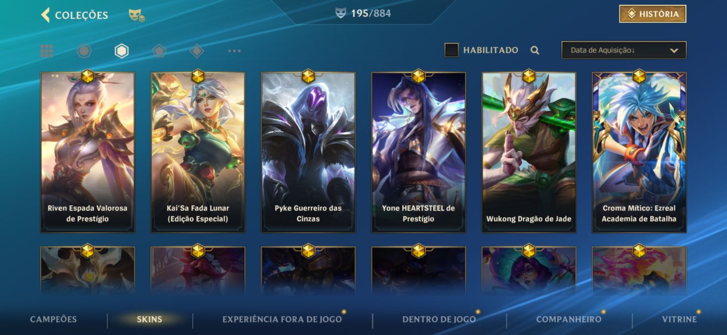 Conta Wild Rift-6 Chromas