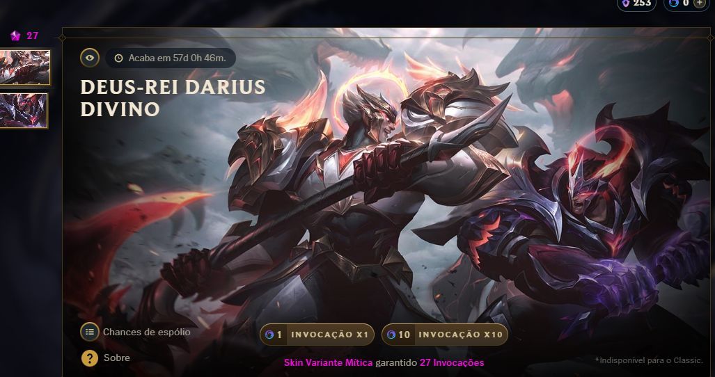 Conta De Lol Com varias skin e nivel alto + valorant