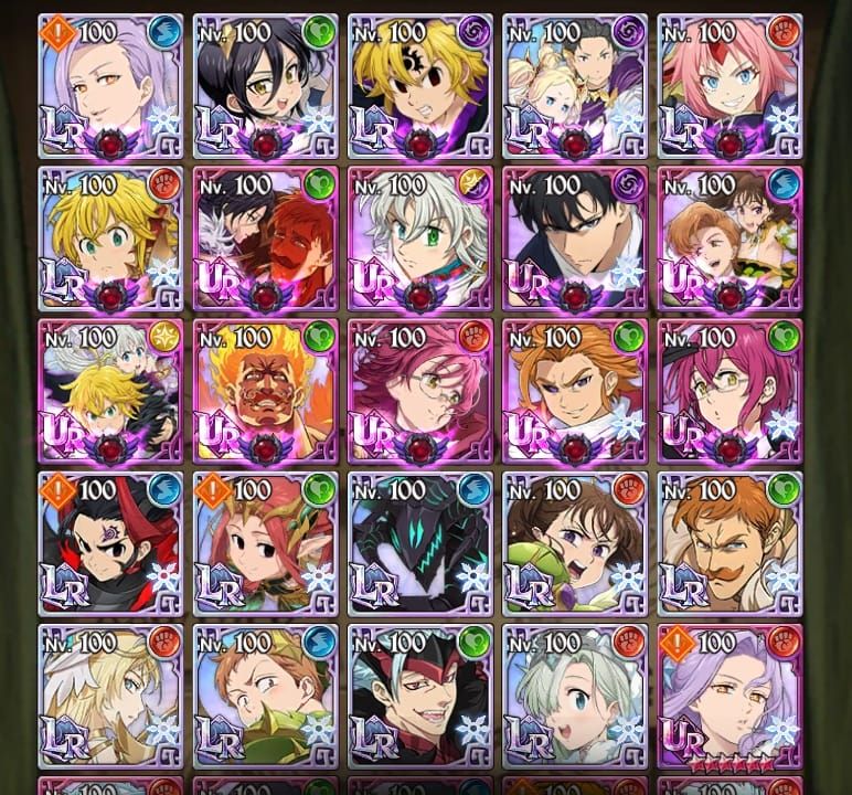 CONTA THE SEVEN DEADLY SINS: GRAND CROSS, 13M CC BOX + e DIVERSAS COLLABS!