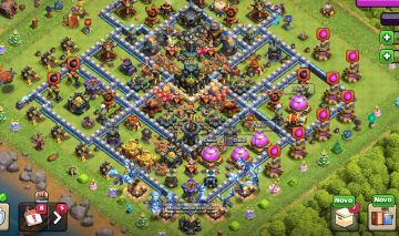 Clash of Clans CV17 | Nível 232 | 6 Construtores | 1.383 Gemas