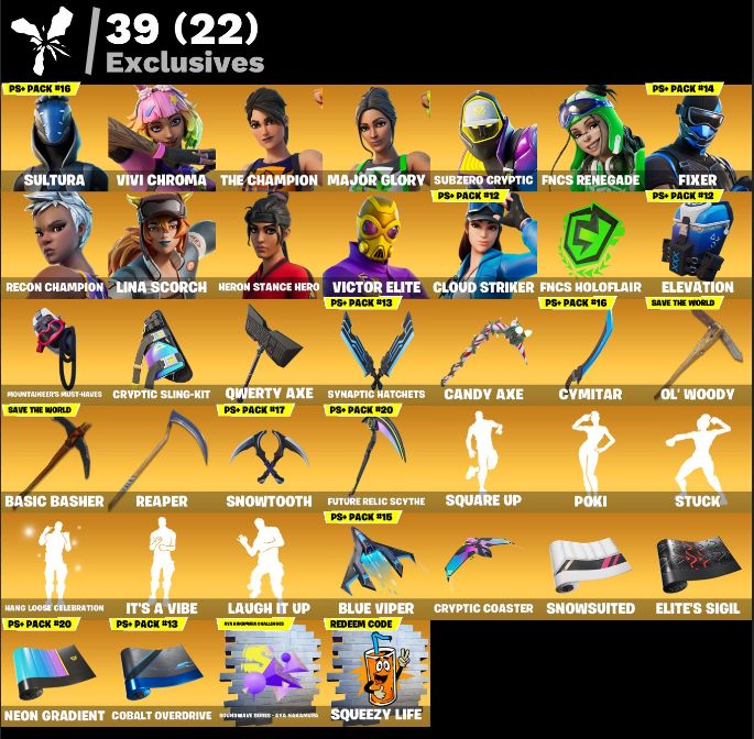 CONTA OG|252 SKINS|FNCS RENEGADE|NEYMAR|LARA CROFT|CANDY AXE|LAUGHT IT UP