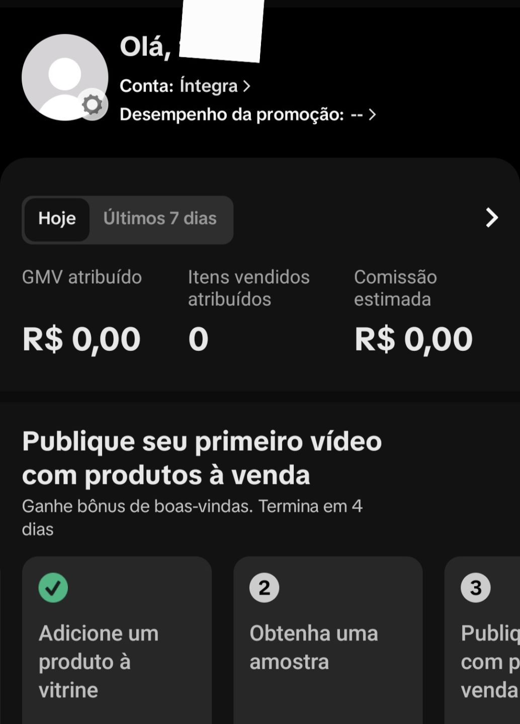 CONTA TIKTOK SHOP LIBERADO COM VITRINE E 4K DE SEGUIRORES