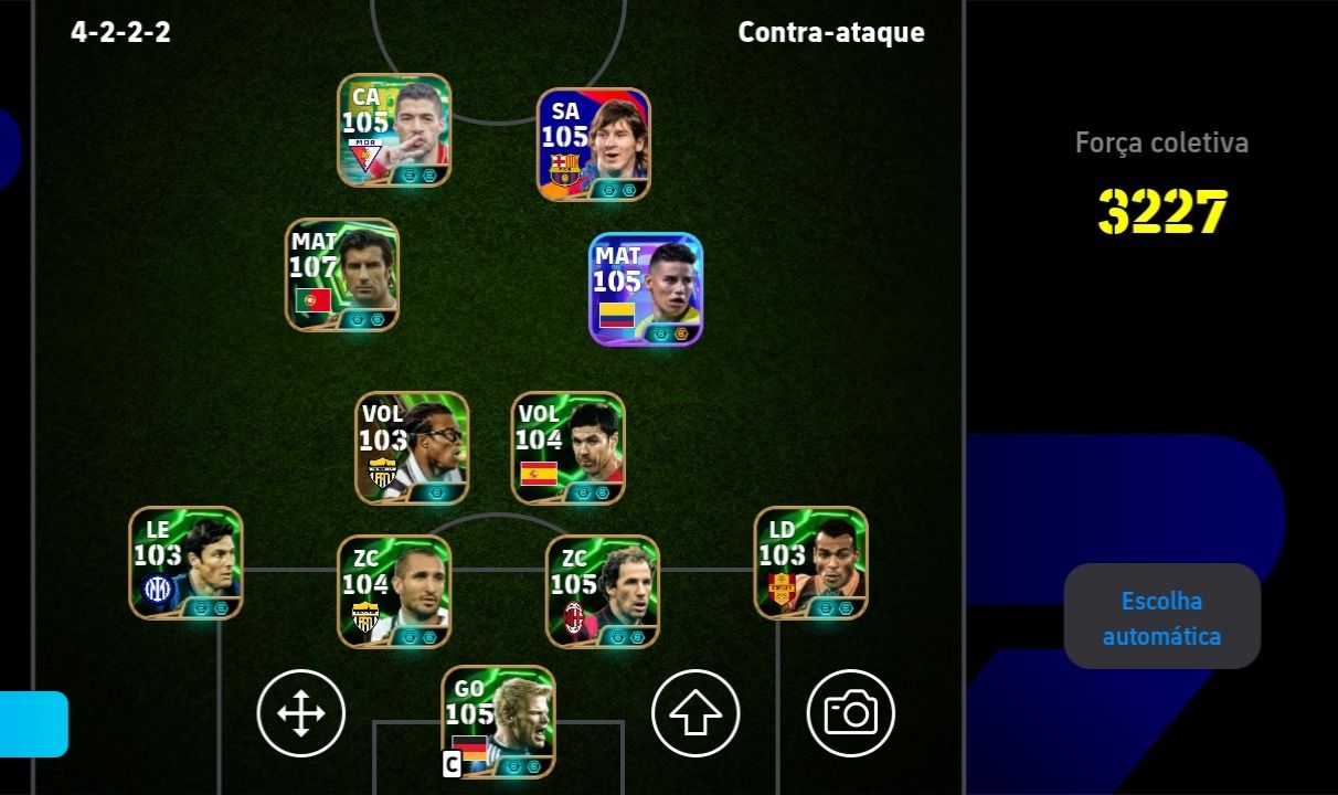 Conta de efootball com força de 3227