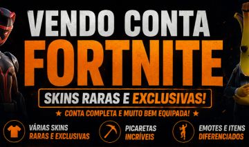 CONTA FORTNITE, VALOR NEGOCIADO NO CHAT