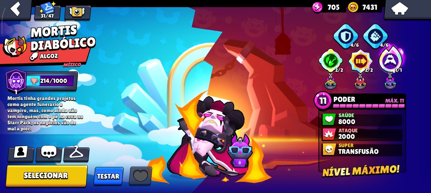 Conta brawl stars