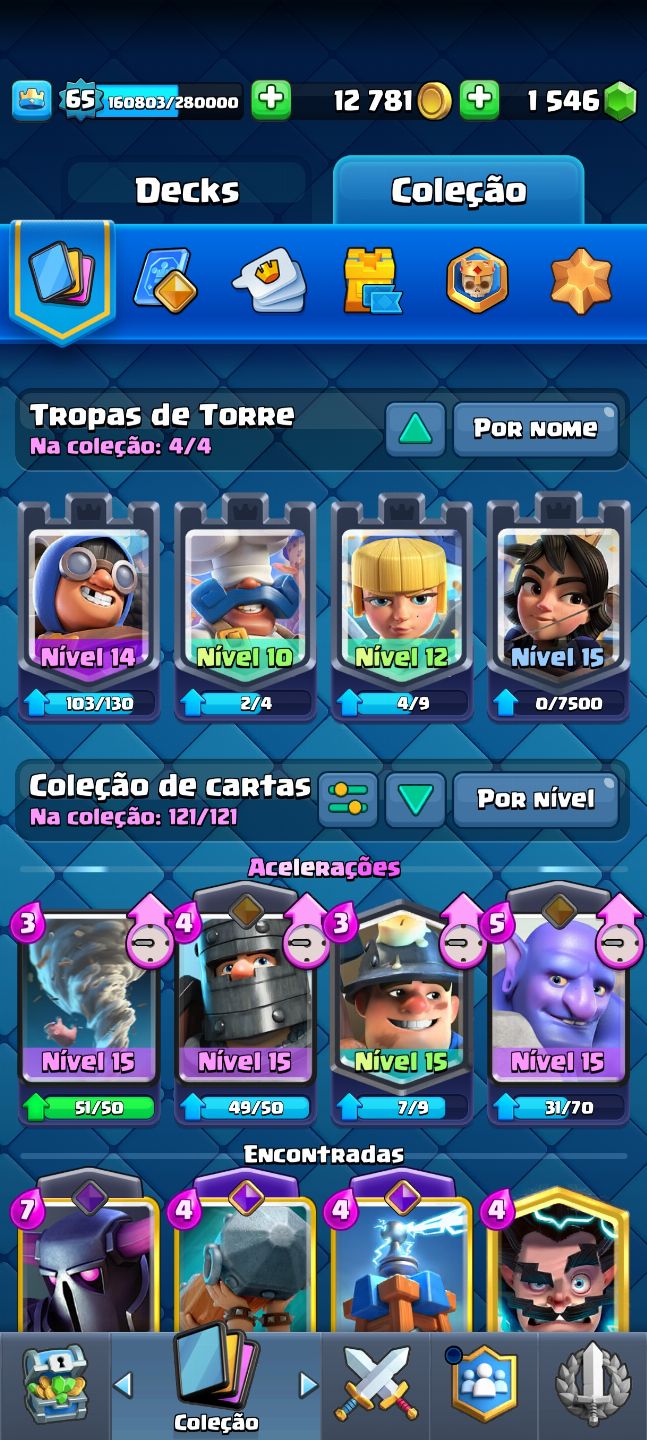 CONTA CLASH ROYALE - MUITAS CARTAS MAXIMIZADAS + ITENS RAROS