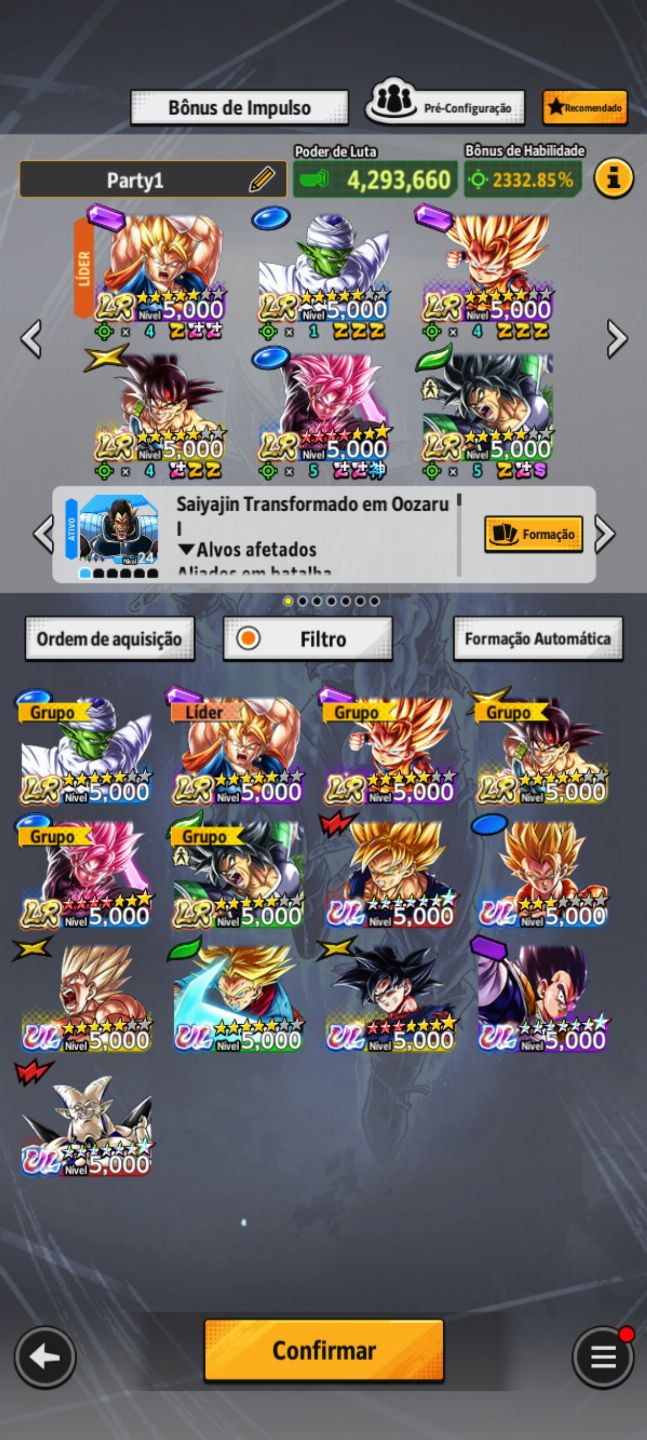 Conta com todos os Legends