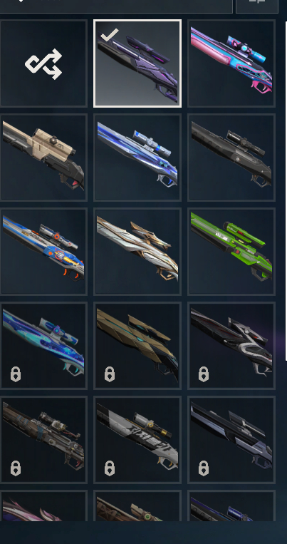 CONTA FULL SKINS - INVENTÁRIO VERMELHO/BRANCO/AZUL/ROXO - DIMA 3