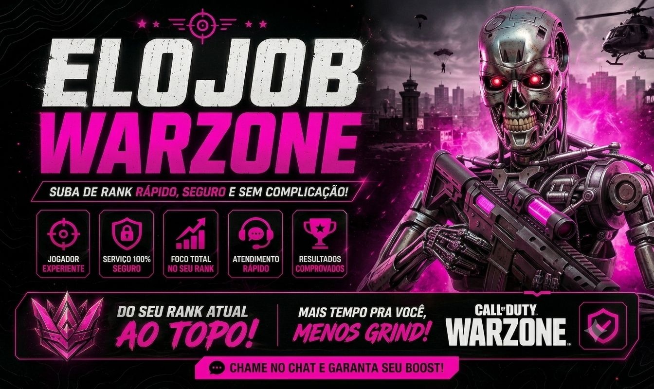 ELOJOB WARZONE | BOOST RANK | SUBA DE RANK RÁPIDO E SEGURO