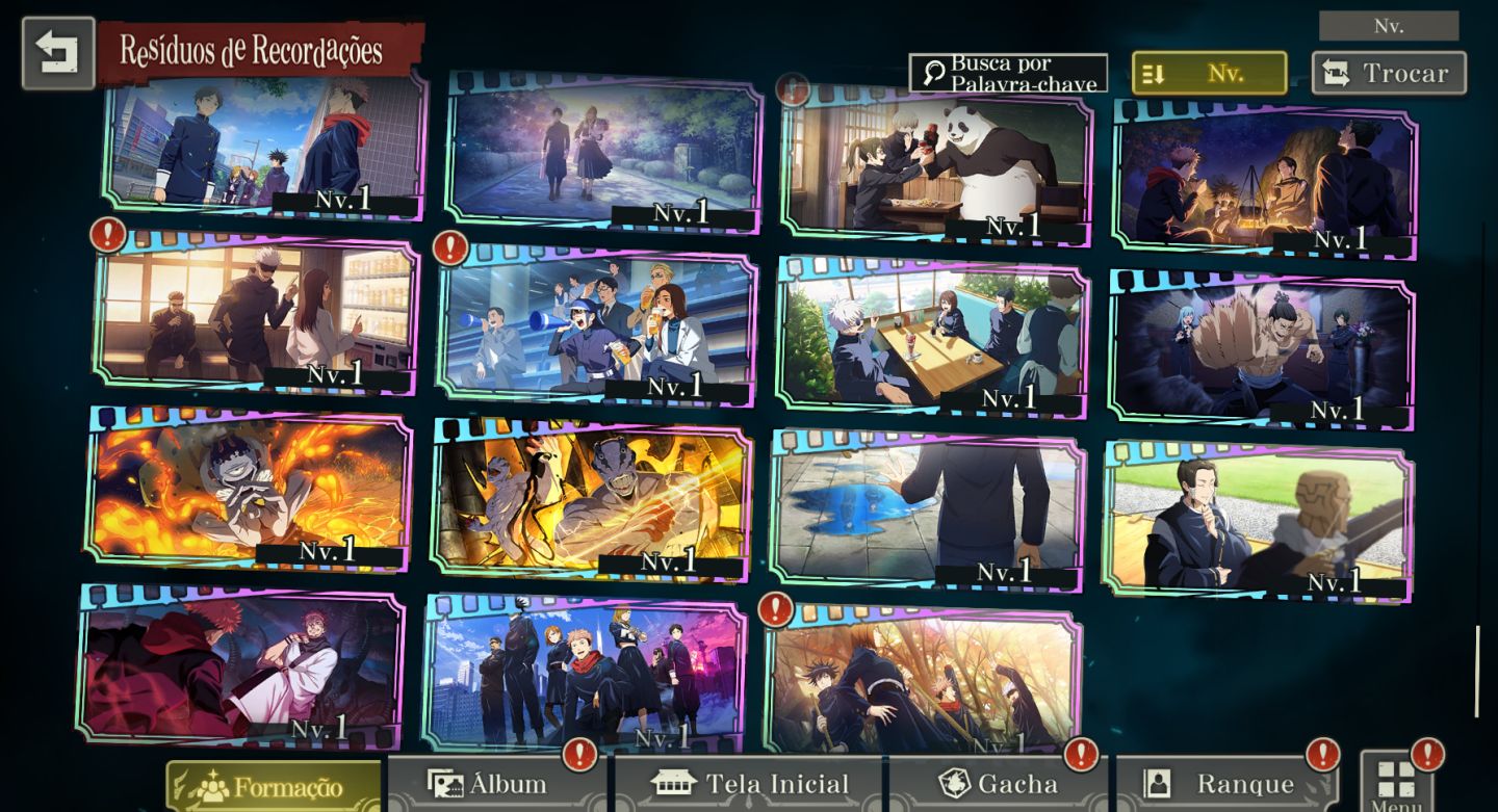 CONTA JUJUTSU KAISEN PHANTOM PARADE END GAME