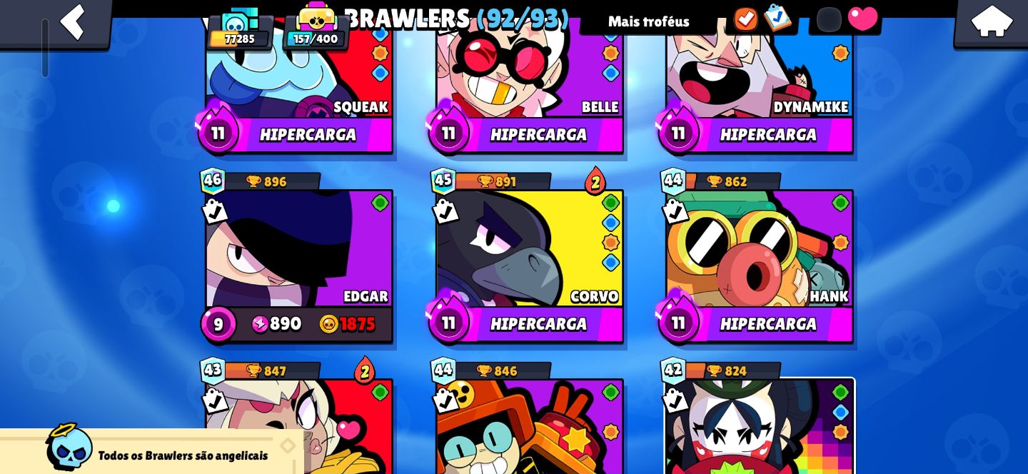 Conta supercell com clash e brawlstars muito upados