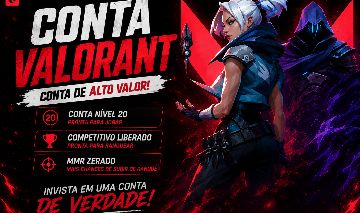 Conta valorant, nível 20, mmr zerado, Phantom ayakashi, vandal zerofang