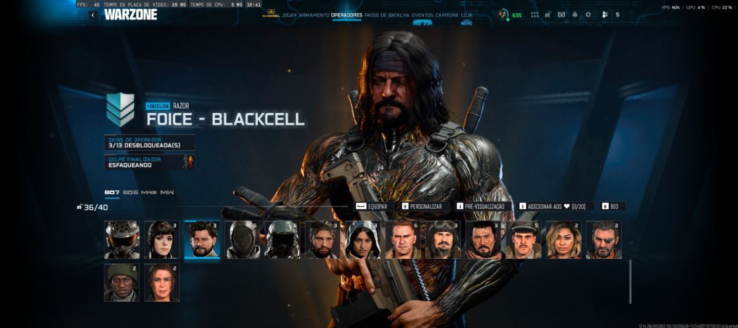 CONTA MESTRE PRESTÍGIO nivel 800 WARZONE BO7 BO6 MWIII