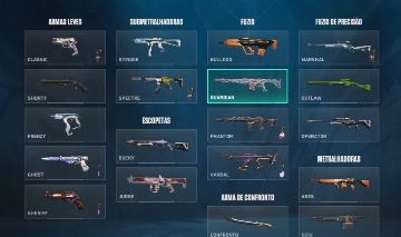 CONTA VALORANT FA COM DIVERSAS SKINS