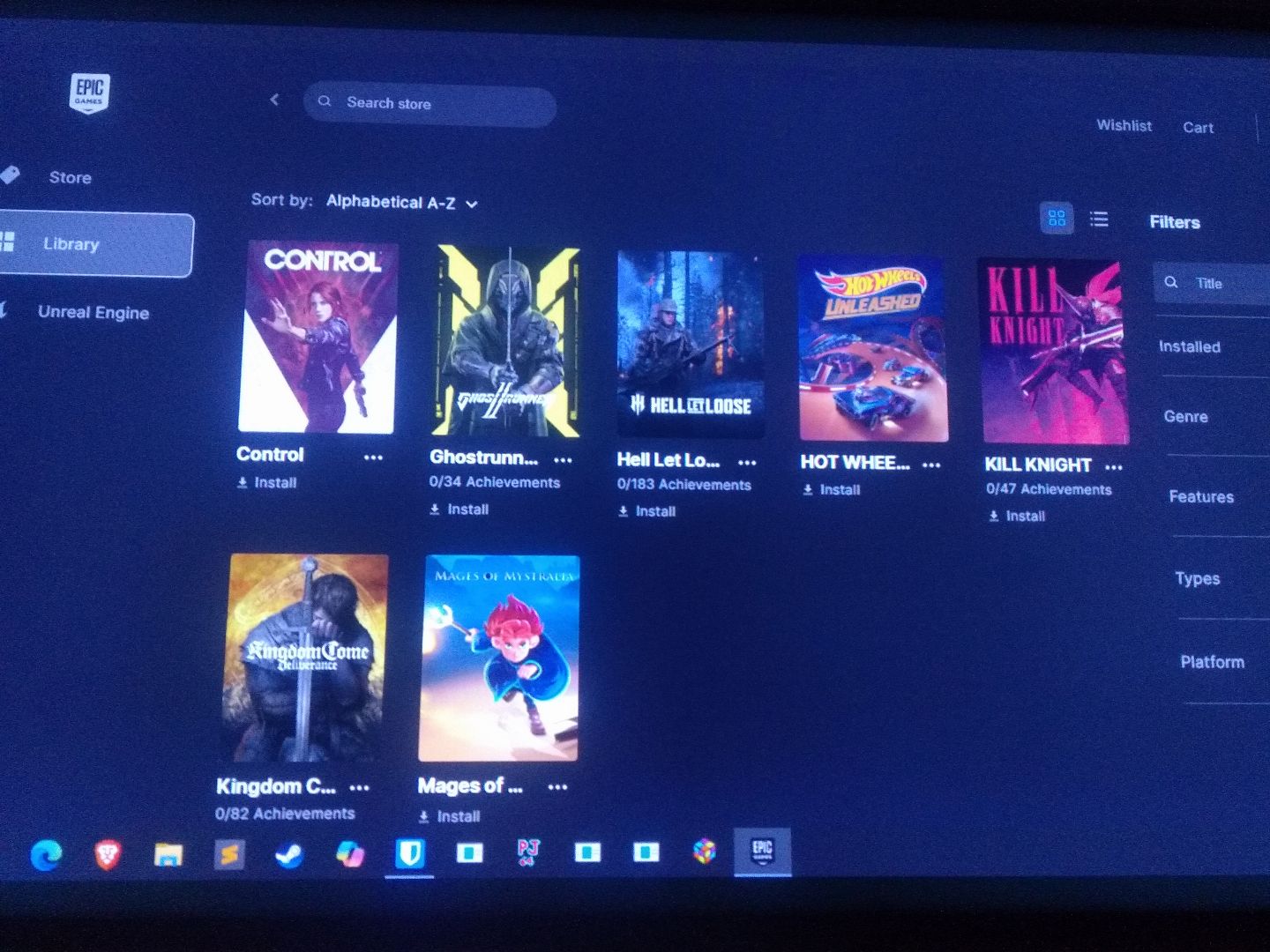[EPIC GAMES FULL ACESSO] CONTA COM 8 JOGOS