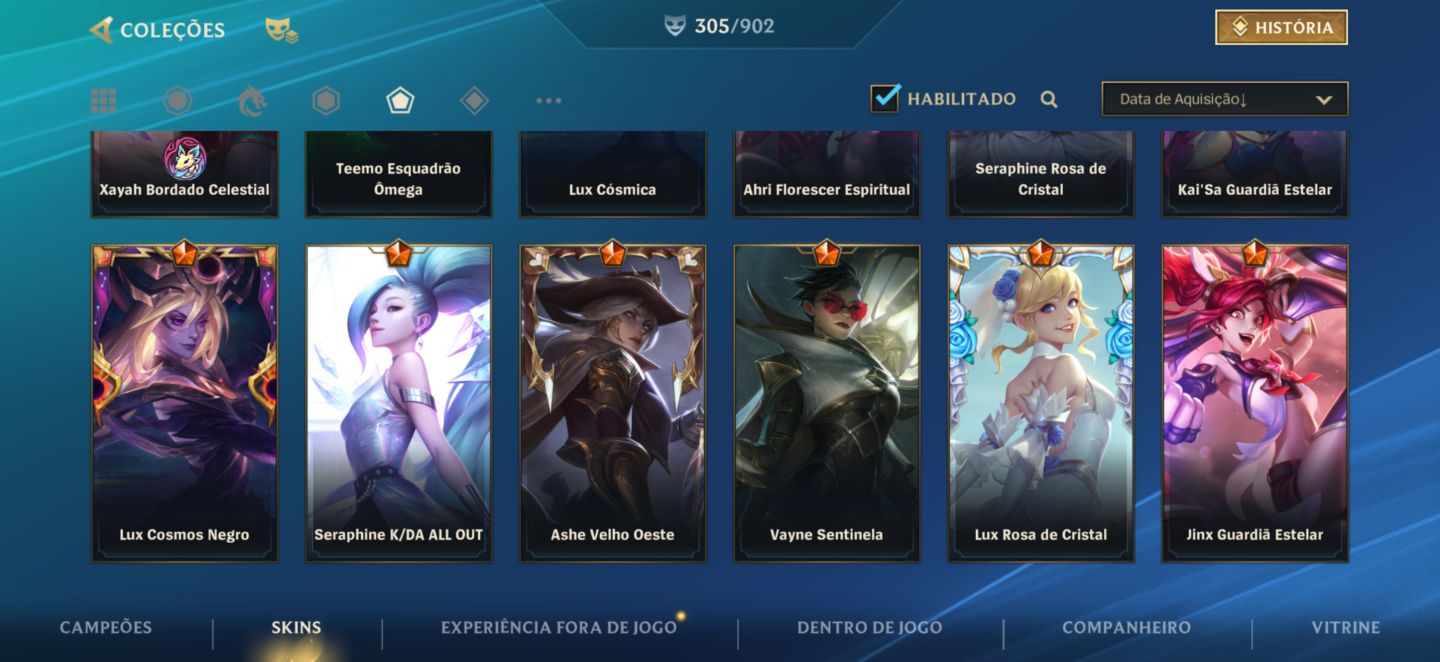 Conta de Wild Rift - Focada em Mid, Sup e Adc