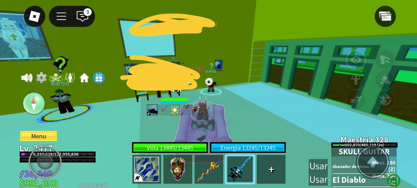 ROBLOX E RARA DE BLOX FRUIT COM ITENS ANTIGOS ( PROMOÇÃO )