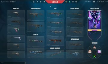 Conta de Valorant diamante com skins