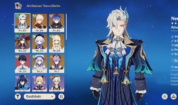 Conta com Neuvilette+ Flins + Kazuha + Durin. Ar: 49 sem armas assinatura