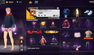 CONTA FREE FIRE ANTIGA GEMADA